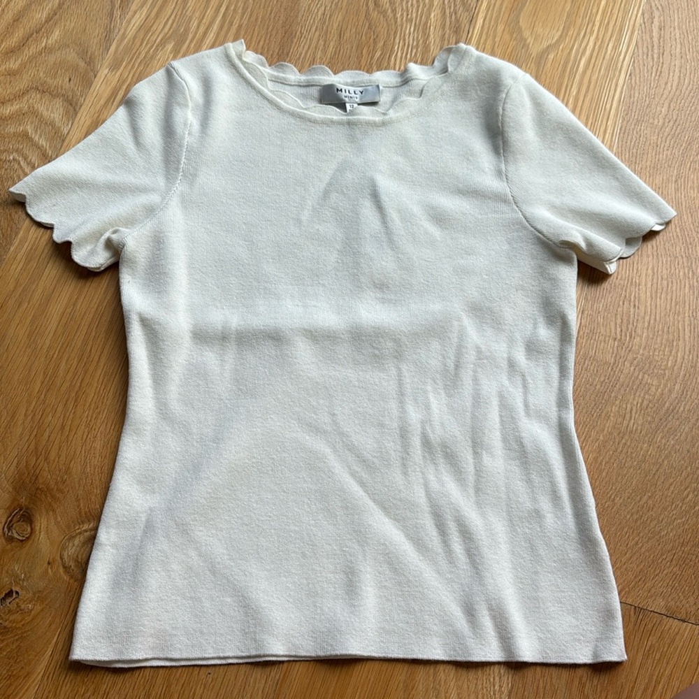 Milly Scalloped Top